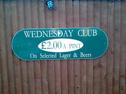 small sign