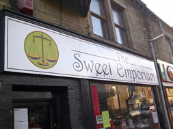 shop front sign